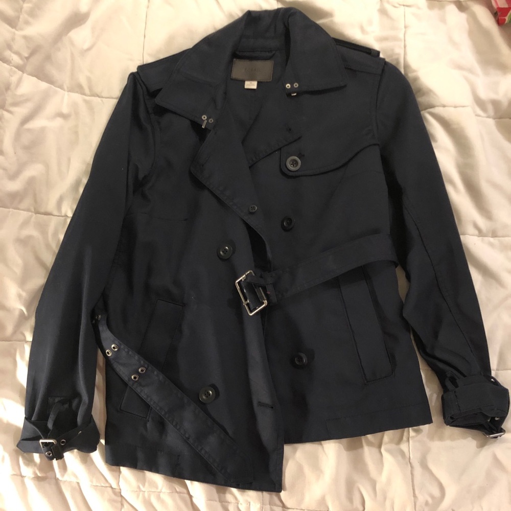 Fossil rain jacket, navy blue size women’s medium.